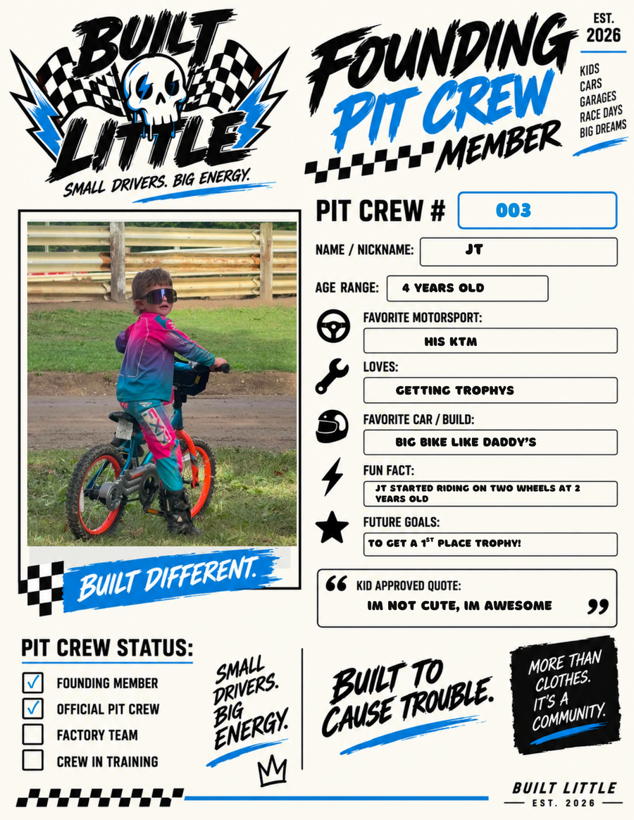 Pit Crew # 003 | JT